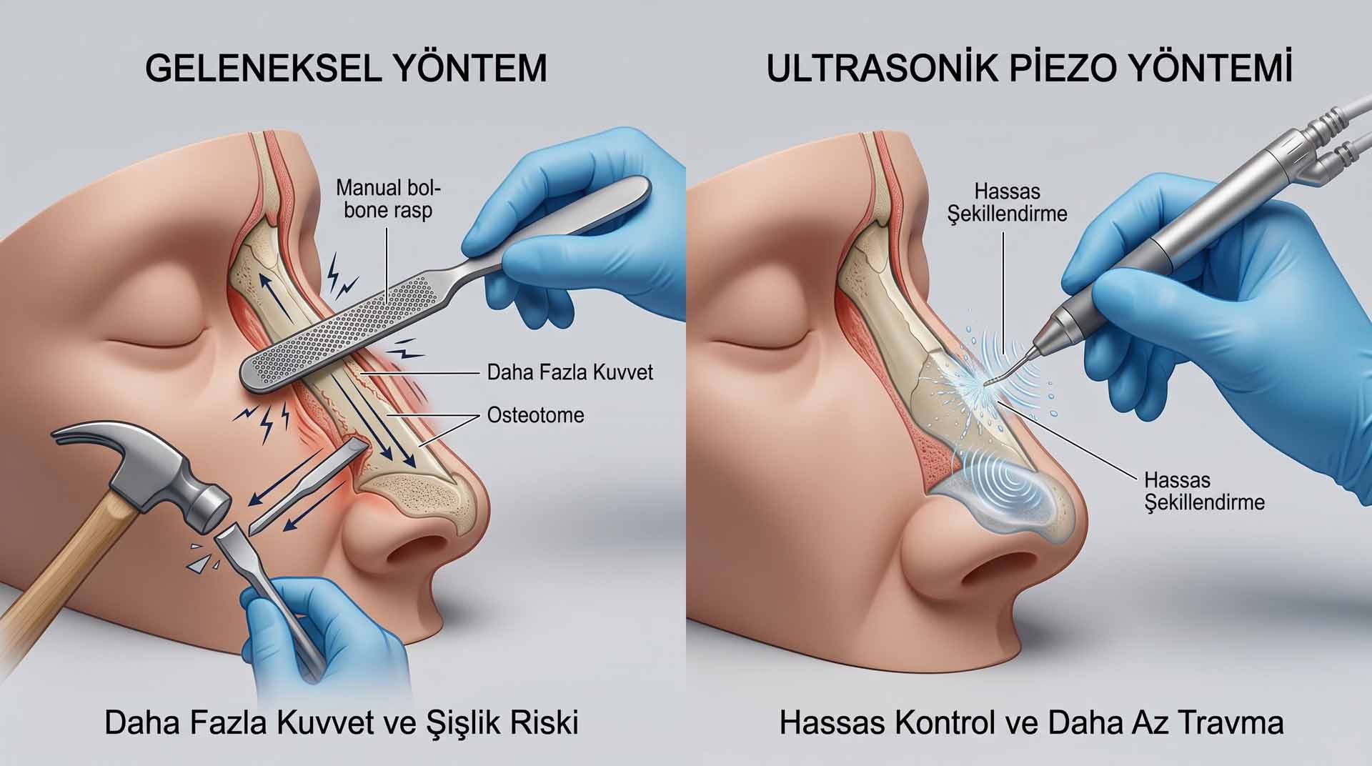 Piezo Yöntemi ile Ultrasonik Rinoplasti